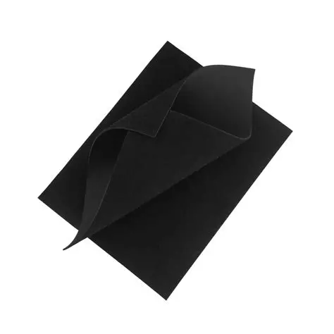 Hoja de Foamy Textura Toalla Negro