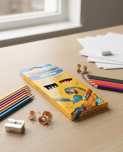 Caja de Crayones Borrable Skyline 12 colores