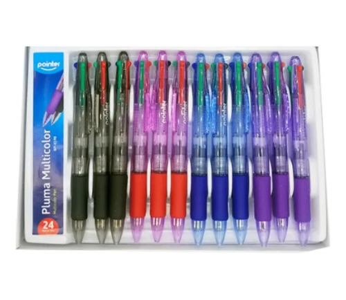 Lapicero Pointer de minas 4 colores