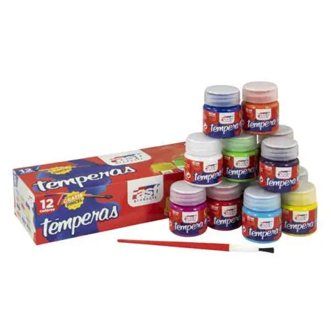 Caja de Temperas Fast Junior 6 colores