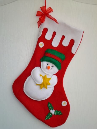 Bota Navideña para Decoracion