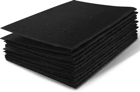Hoja Fieltro Fast Tamaño Carta Negro
