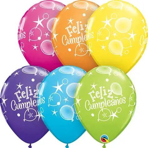 Globo Impreso Feliz Cumpleaños