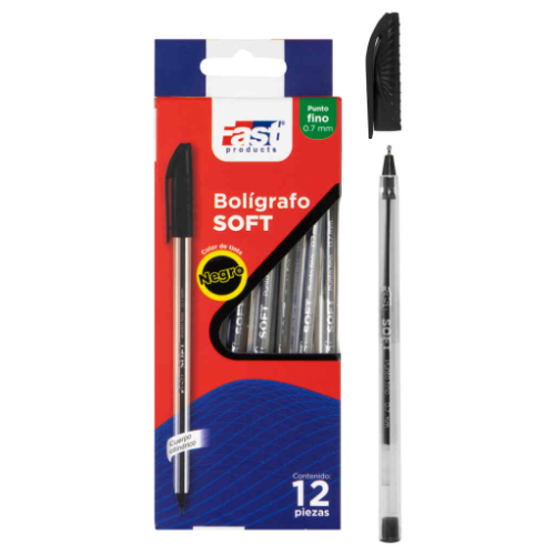Lapicero Fast Soft Negro