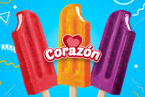 Helado PaliDeli Corazon Fresa