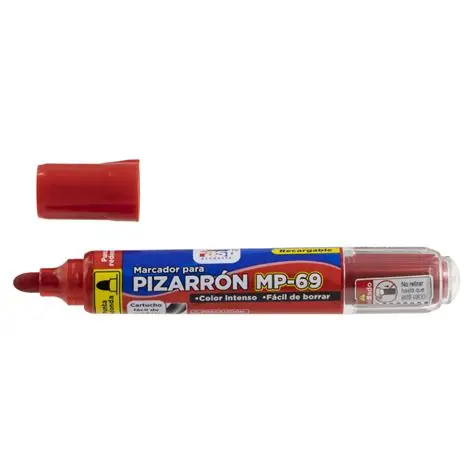 Marcador de Pizarra Fast Rojo Recargable