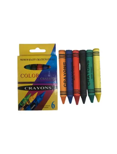 Caja de Crayones de Cera Mini  8 colores