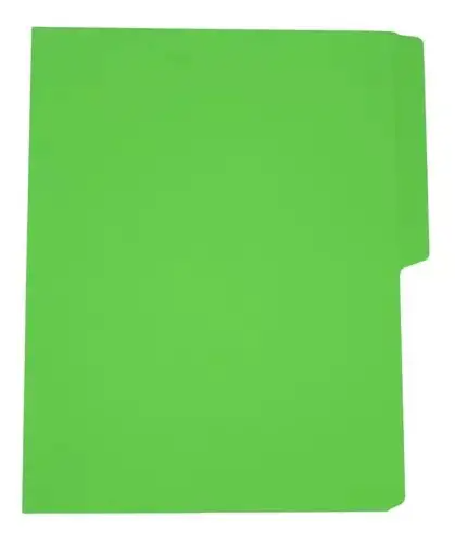 Folder FlashFile Tamaño Carta Verde Limon