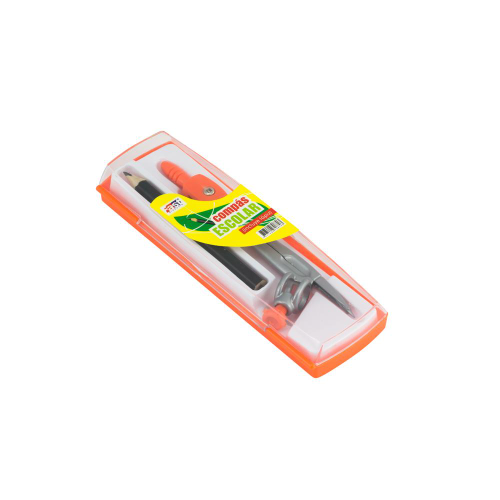 Compas Fast metalico con caja plastica