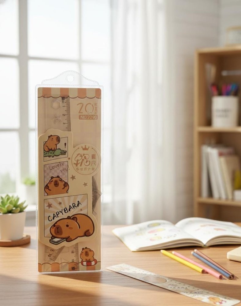 Estuche Geométrico diseño Capibara