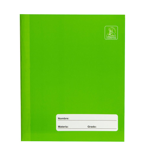 Cuaderno Cocido Media Carta de cuadros Conquistador