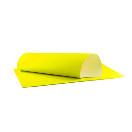 Pliego de cartulina Fluorescente Amarillo