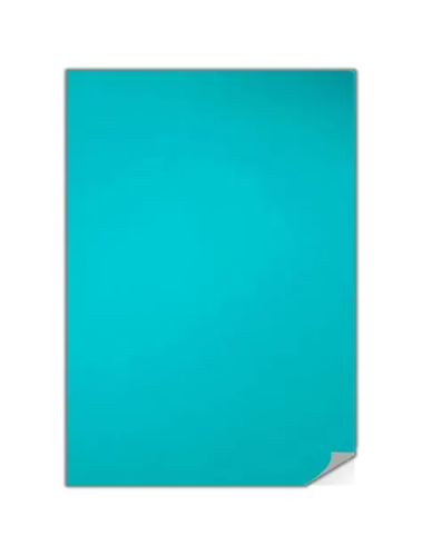 Pliego de papel Lustre color Turquesa