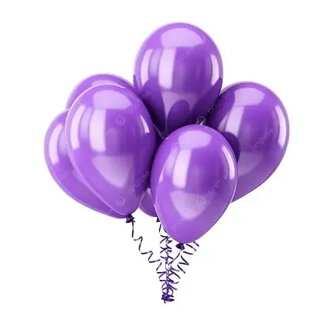 Globo Palmerito Violeta Numero 9
