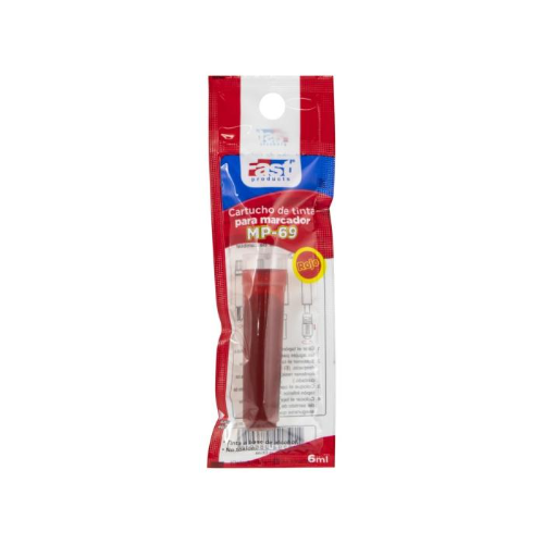 Cartucho para marcador rojo de pizarra Fast MP-69