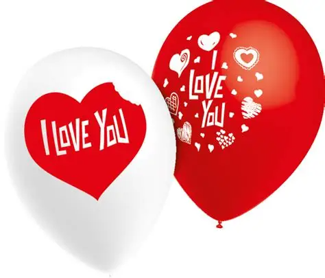 Globo Estándar Impreso Amor número 12