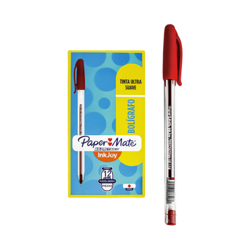 Lapicero Paper Mate Kilométrico Rojo