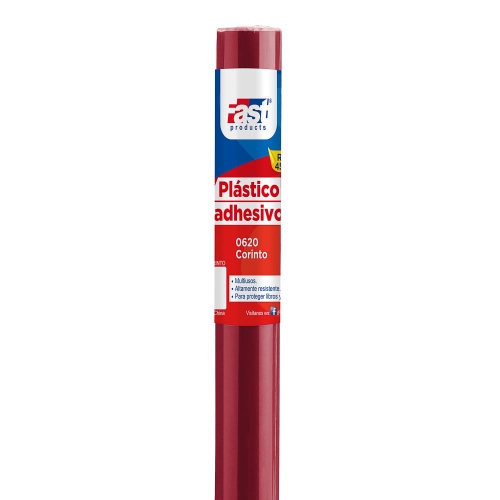 Rollo de Contac Fast 3 metros Color Rojo