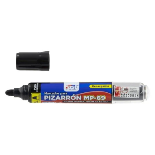 Marcador de Pizarra Fast Negro Recargable