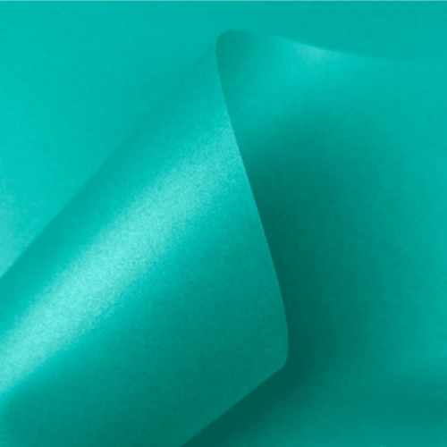 Pliego de papel Lustre color Verde Turquesa