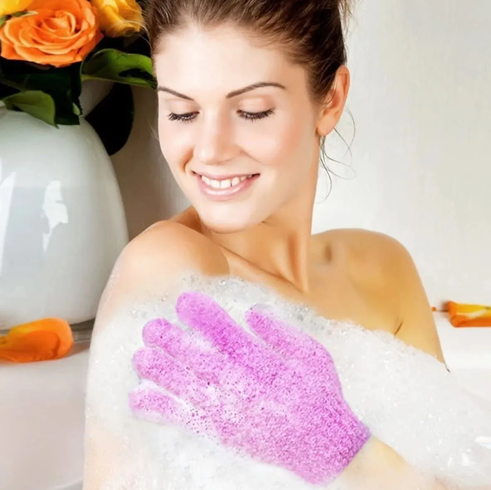 Guante Exfoliante Manopla De Baño X1 Piel Ducha