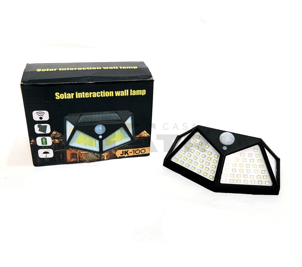 REFLECTOR SOLAR 100 LED C/ FOTOCELULA