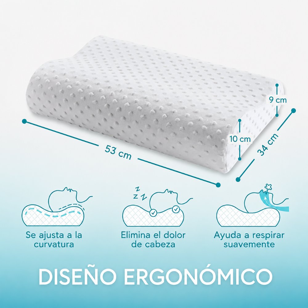 ALMOHADA CERVICAL INTELIGENTE TEXTURIZADA