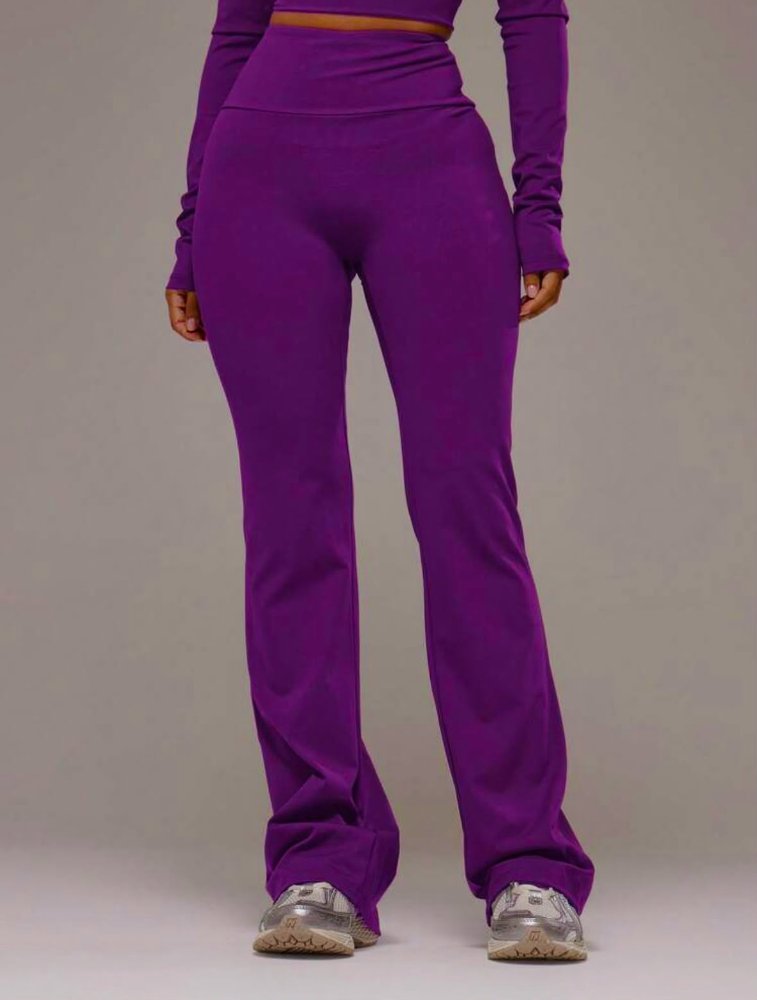 Musera Contour Flare Legging M Morado