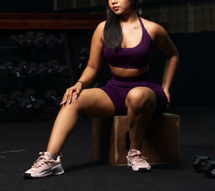 Contour Open Back Set M Morado