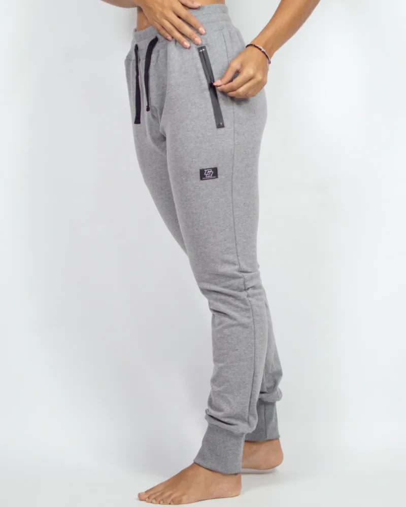 Jogger Rustico Unisex Elastizado Gris Oscuro