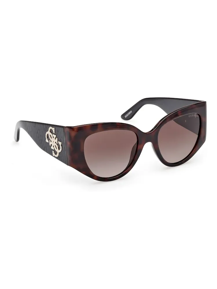 Gafas de sol Guess Boutique Cat Eye en color Habana oscuro
