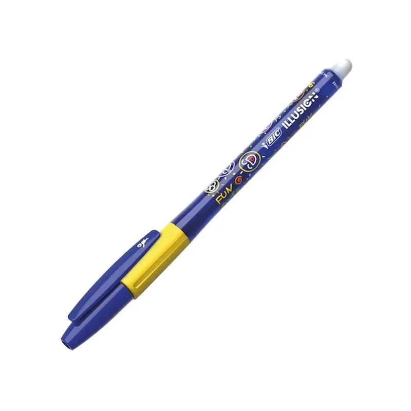 Bolígrafo de Gel Borrable Azul BIC ILLUSION
