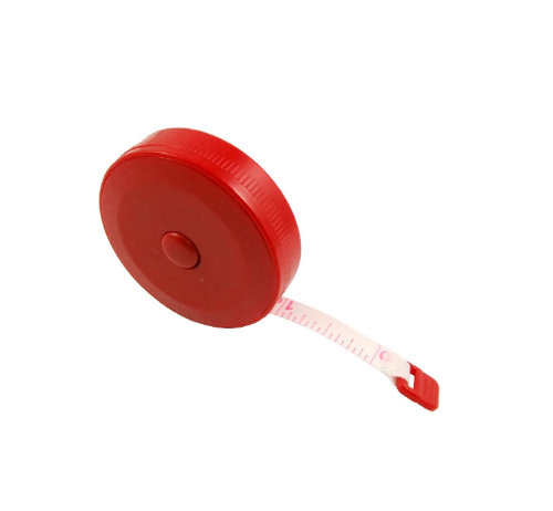 Cinta métrica roja