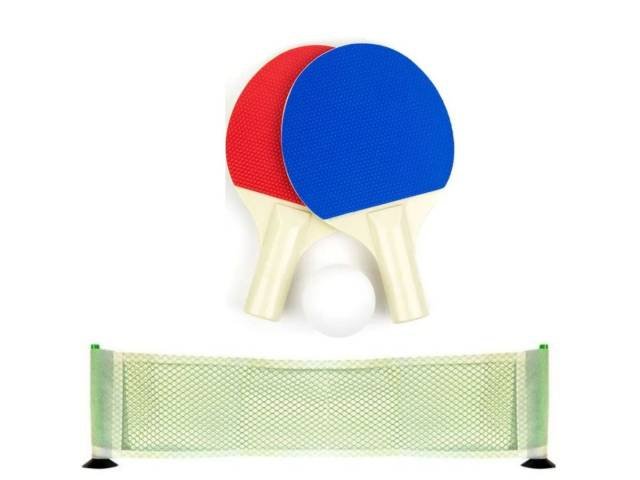 Set juego ping pong de mesa 4pcs
