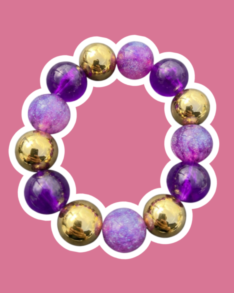 Pulsera elástica de cuentas