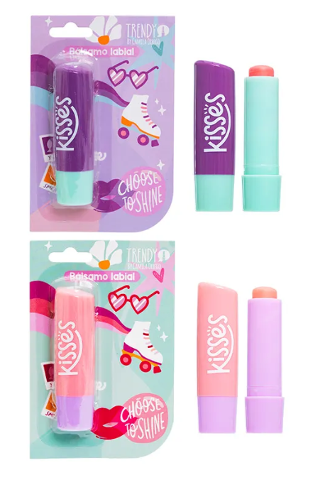 Brillo Lip Balm Kisses Sin Color Trendy