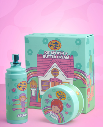 Kit Corporal Polly Pocket Aguamarina Trendy