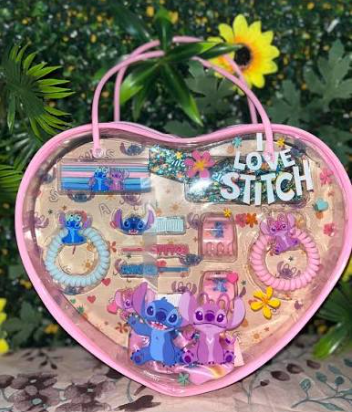 Kit Maleta Corazón Stitch Trendy
