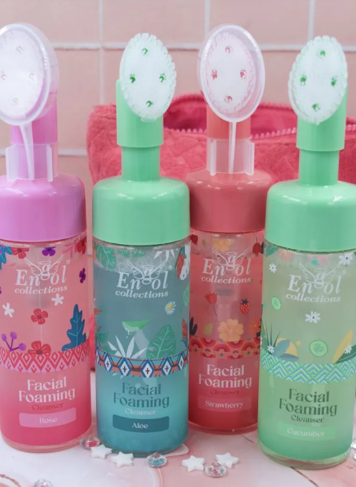 Espuma Facial Limpiadora con Cepillo Engol