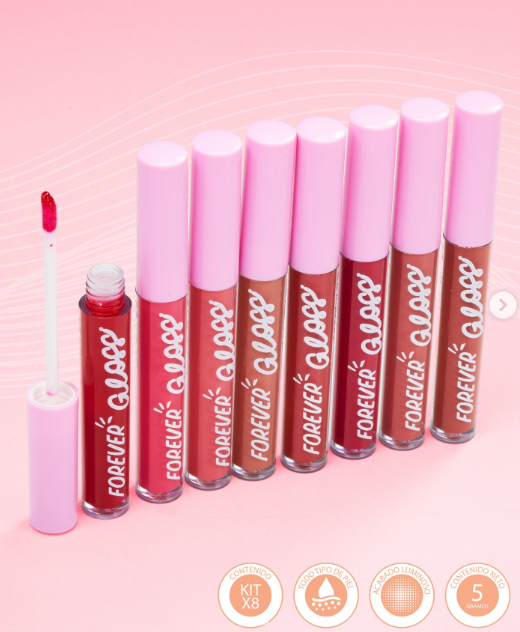 Kit X8 Forever Gloss Trendy
