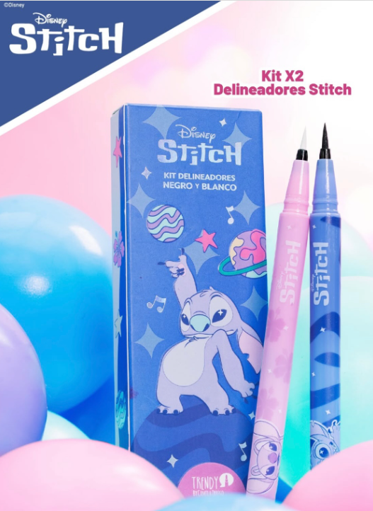 Kit X2 Delineadores Stitch Trendy