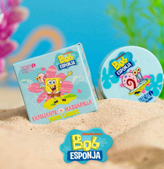 Duo Exfoliante Y Mascarilla de Labios Bob Esponja Trendy