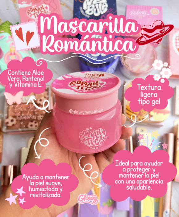 Mascarilla Hidratante Romantica Trendy
