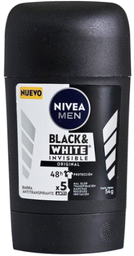 DESODORANTE NIVEA MEN BLACK AND WHITE 50ML