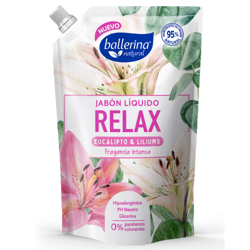 JABON LIQUIDO BALLERINA EUCALIPTO