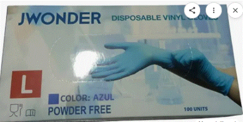 GUANTES VINILO S/M/L JWONDER