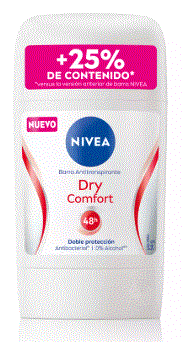 NIVEA DESODORANTE DRY COMFORT BARRA