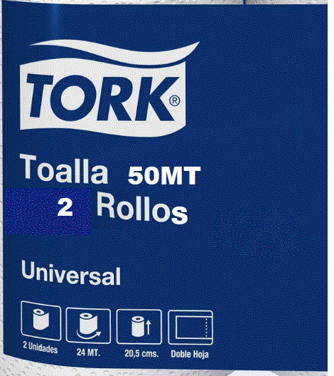TOALLA TORK 50MT