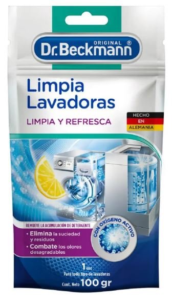 LIMPIADOR LAVADORAS Dr beckman 100gr