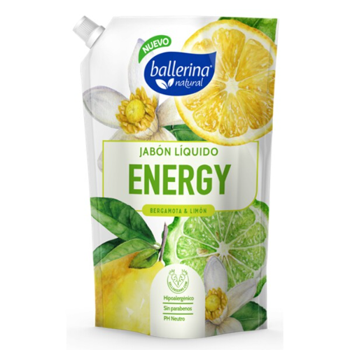 JABON LIQUIDO ENERGY BALLERINA 750ML